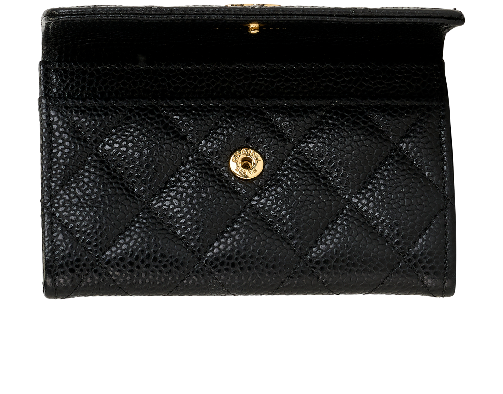 Chanel Classic Cardholder, &pound;395, Accessories, Black, Caviar Leather, Other view